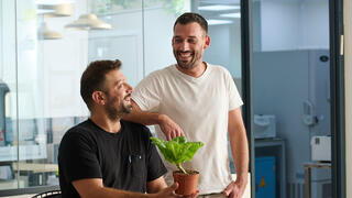 Plantopia co-founders Tal Lutzky (right) and Amir Tiroler (left);