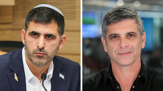 מימין אבי וייס מנכ"ל חברת החדשות של ערוץ 12 ושר התקשורת שלמה קרעי