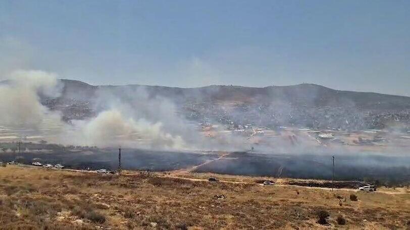 שריפה בית פוריכ מזרח שכם בעירה אחריה היה פיגוע 23.7.26