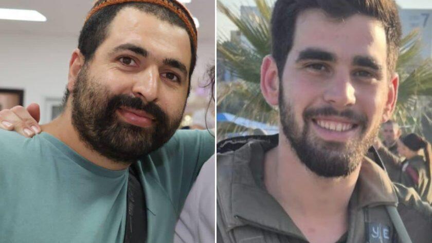רס"ן יובל עזרא ובניהו מלט שנהרגו בפיגוע בשומרון