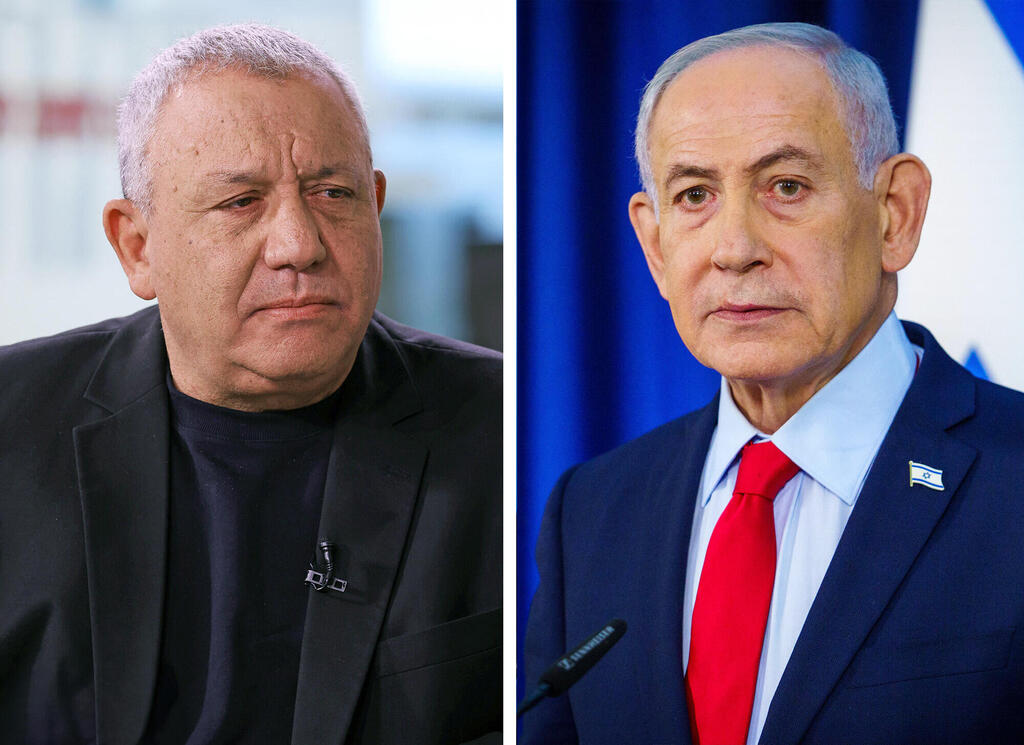 נתניהו ואיזנקוט (צילומים: שלו שלום, שאול גולן) מימין ראש הממשלה בנימין נתניהו ויו"ר ישר גדי איזנקוט