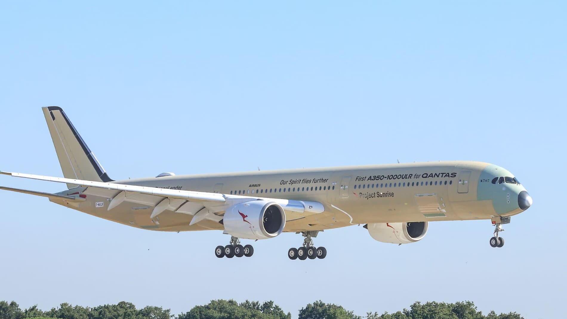 הטיסה הארוכה בעולם מטוס איירבס A350-1000ULR של קוואנטס 