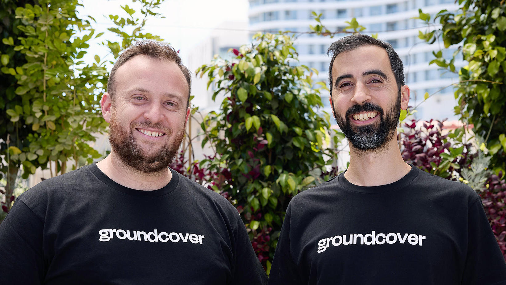 מייסדי גראונדקאבר groundcover מימין שחר אזולאי ו יחזקאל רבינוביץ'