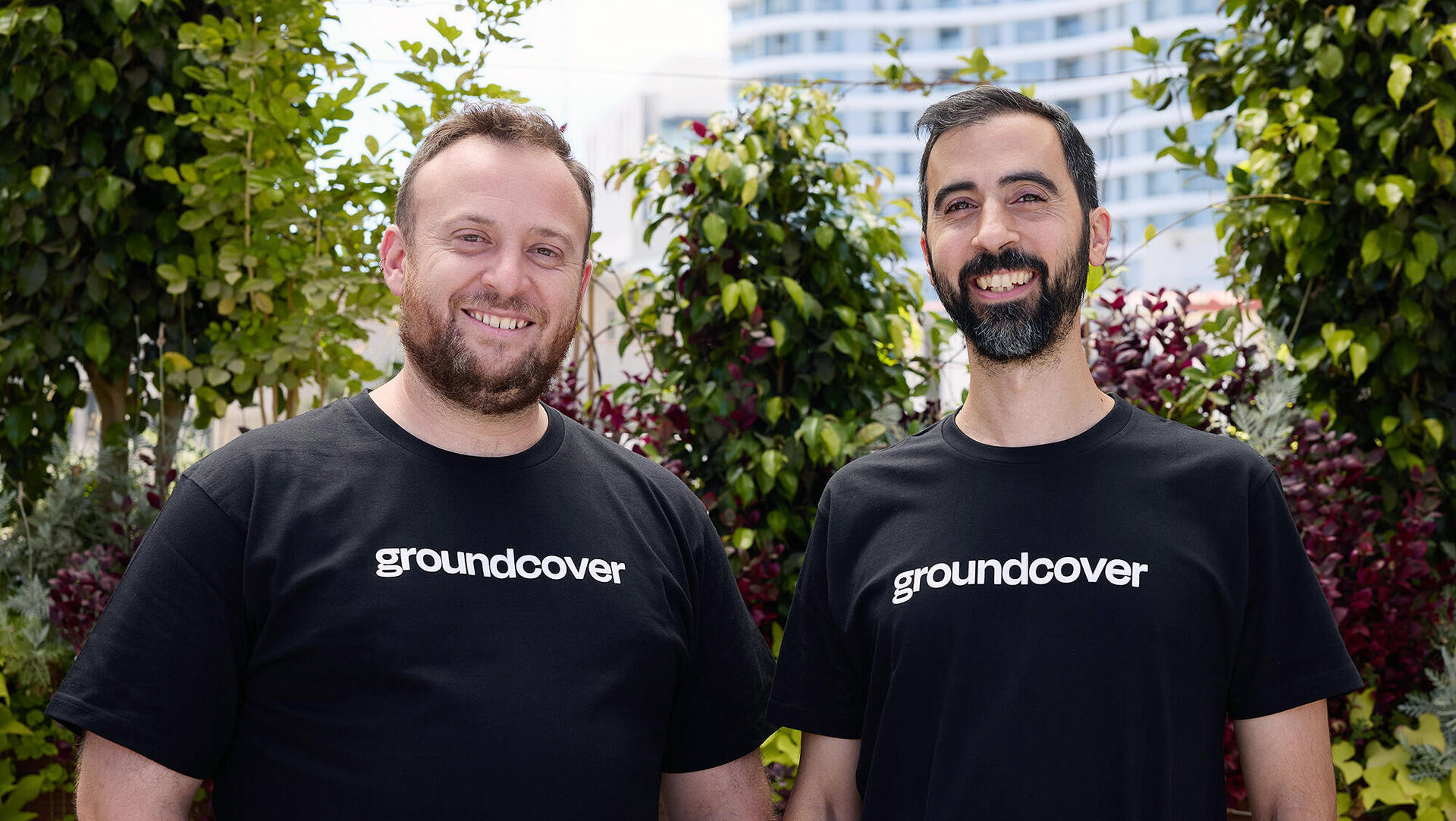 מייסדי גראונדקאבר groundcover מימין שחר אזולאי ו יחזקאל רבינוביץ'