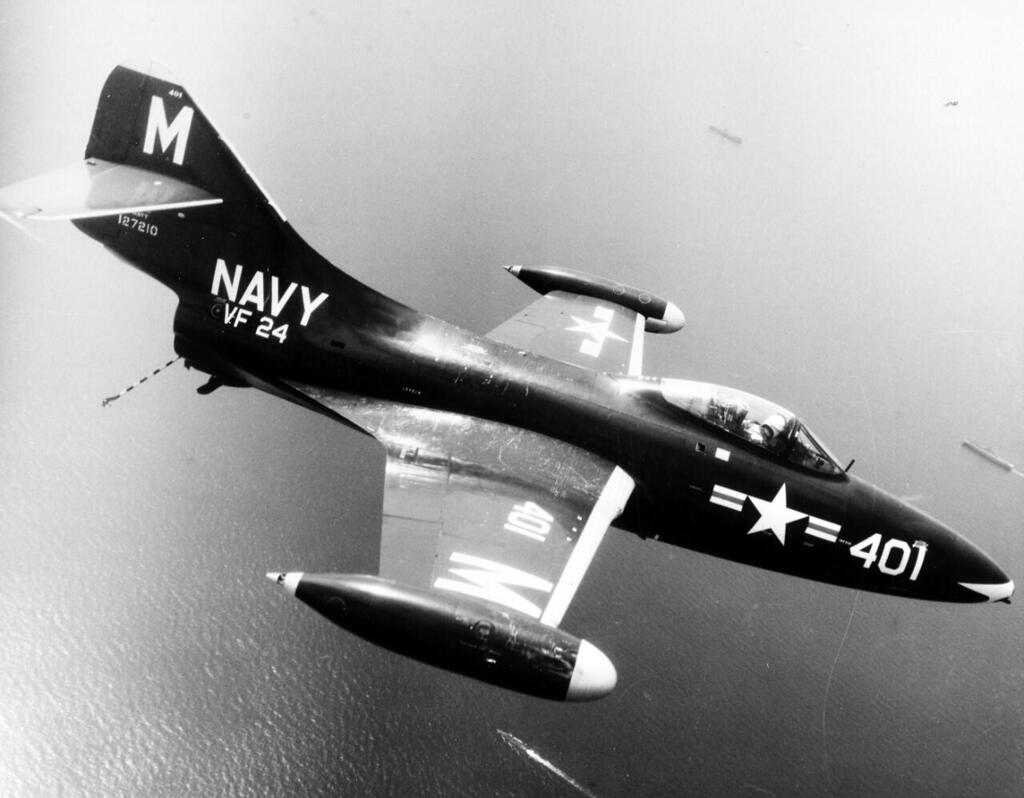 חזק, עמיד, ומוצלח בחזית. פנתר באוויר (צילום: USN ) הקברניט פנתר מלחמת קוריאה 4