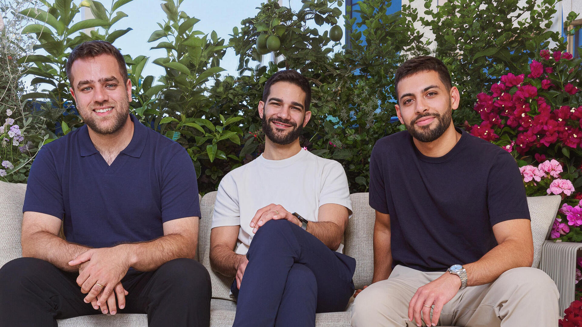 מייסדי Bloom Security מימין אופיר בלסיאנו , איתי קרן ו איתי פרישמן