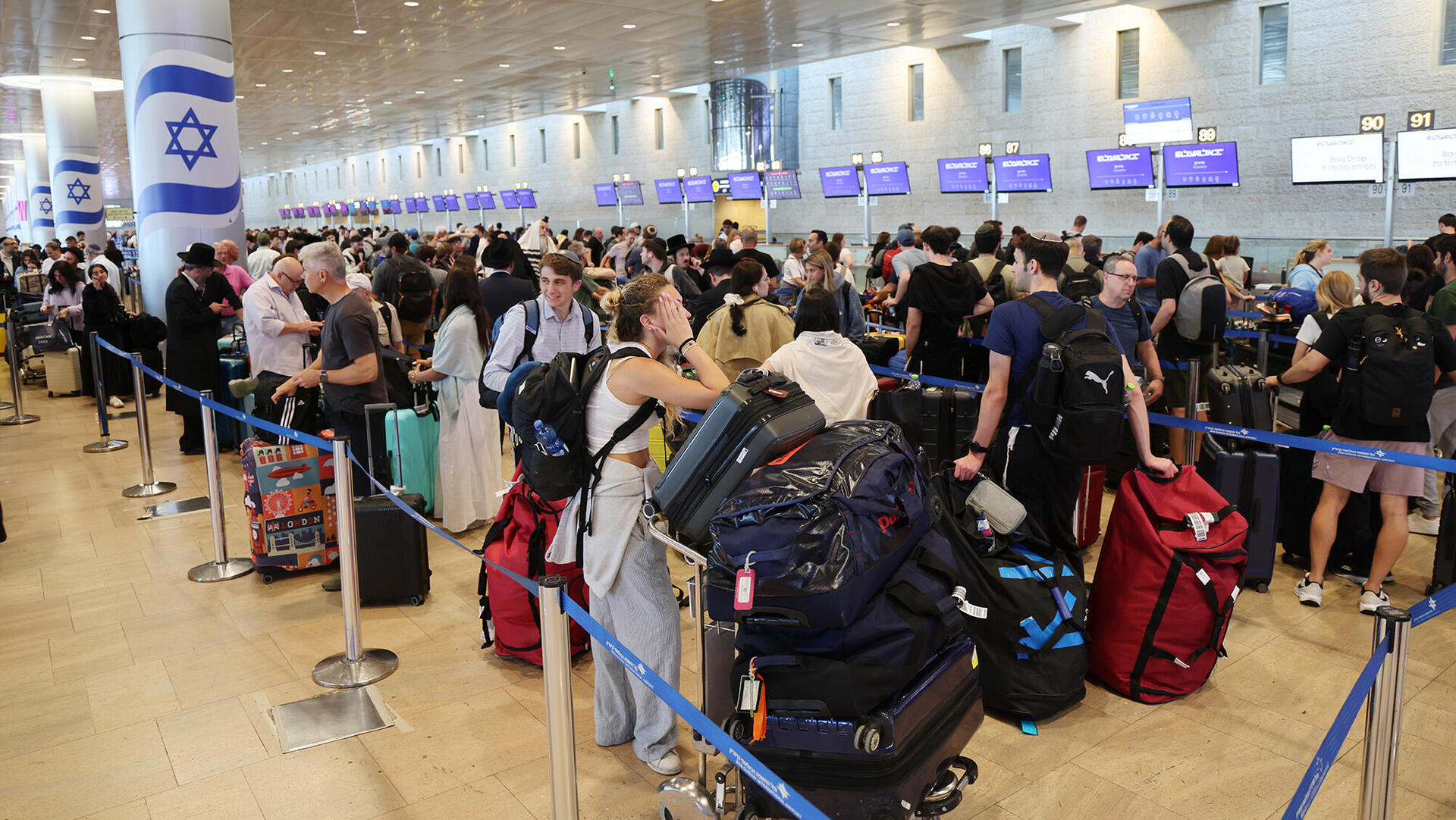 תורים ב נתב"ג תור נתבג נמל התעופה בן גוריון