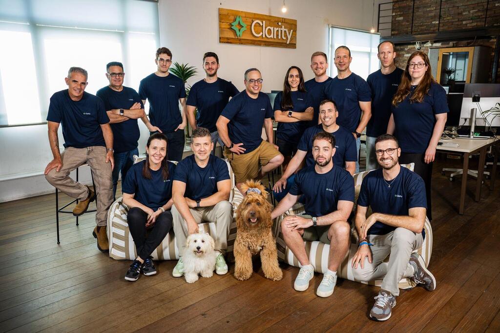 Clarity team. (Photo: Elhanan Moshkovitz) צוות קלאריטי