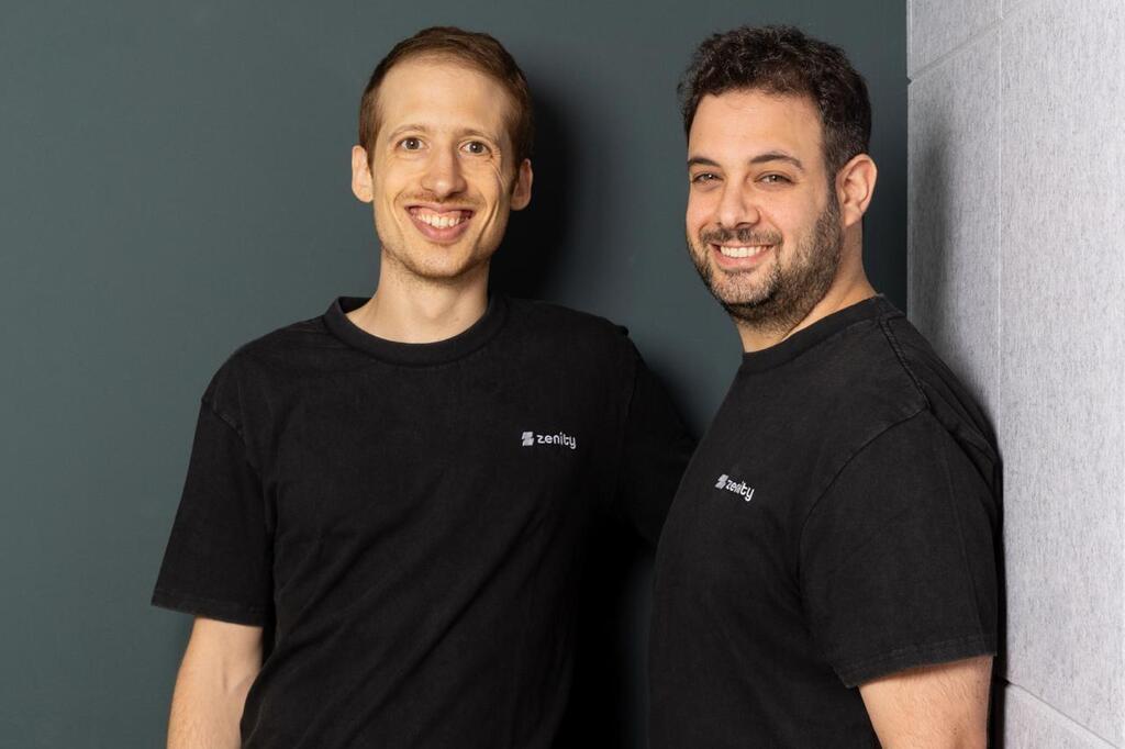 Zenity founders. (Photo: Eyal Toueg) מייסדי זניטי, בן קליגר (מימין) ומיכאל ברגורי