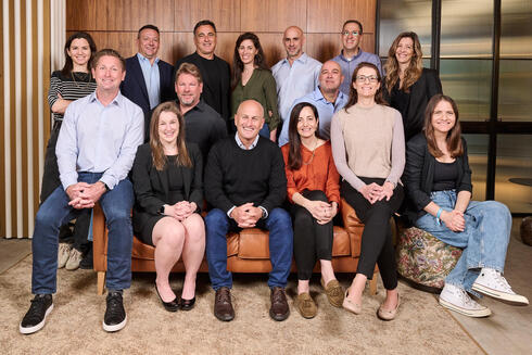 BioCatch CEO Gadi Mazor with company employees. BioCatch CEO Gadi Mazor with company employees.