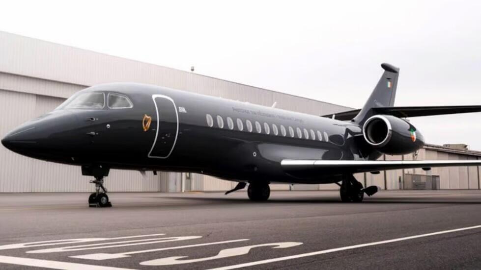Ireland’s new €53 million government jet Falcon 6X