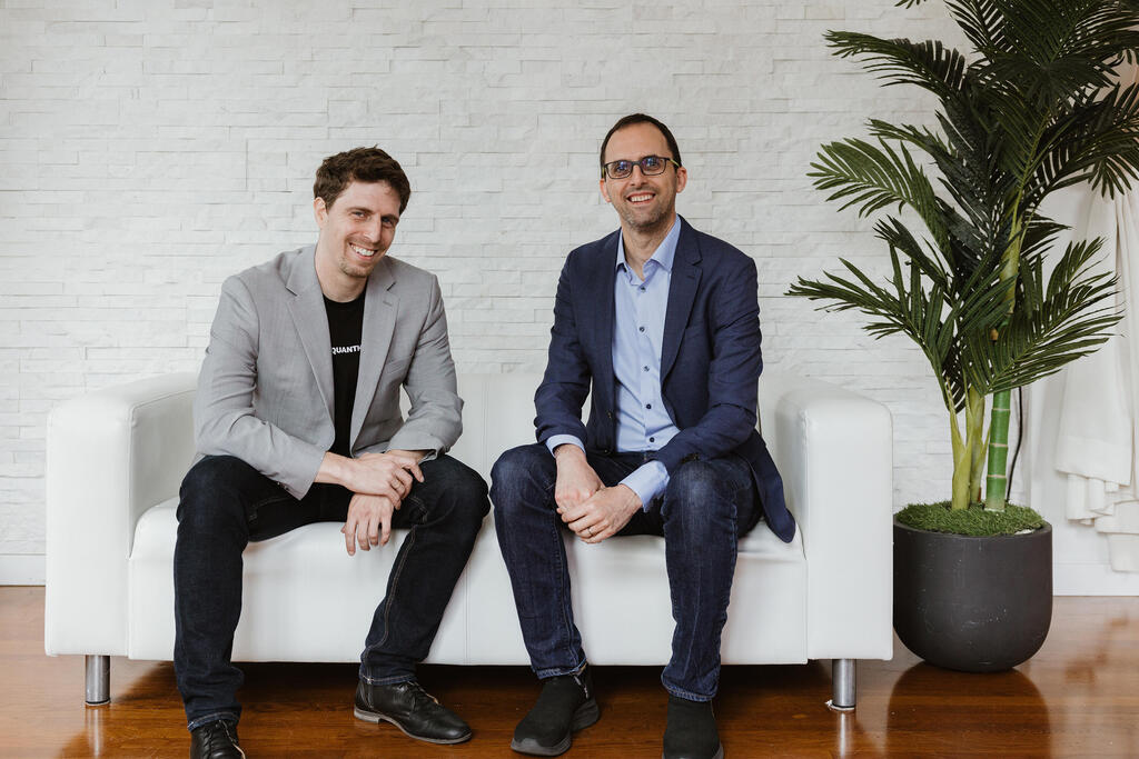 QuantHealth founders. (Photo: QuantHealth) מימין ארנון חורב ו אור ענבר יזמי Quant health