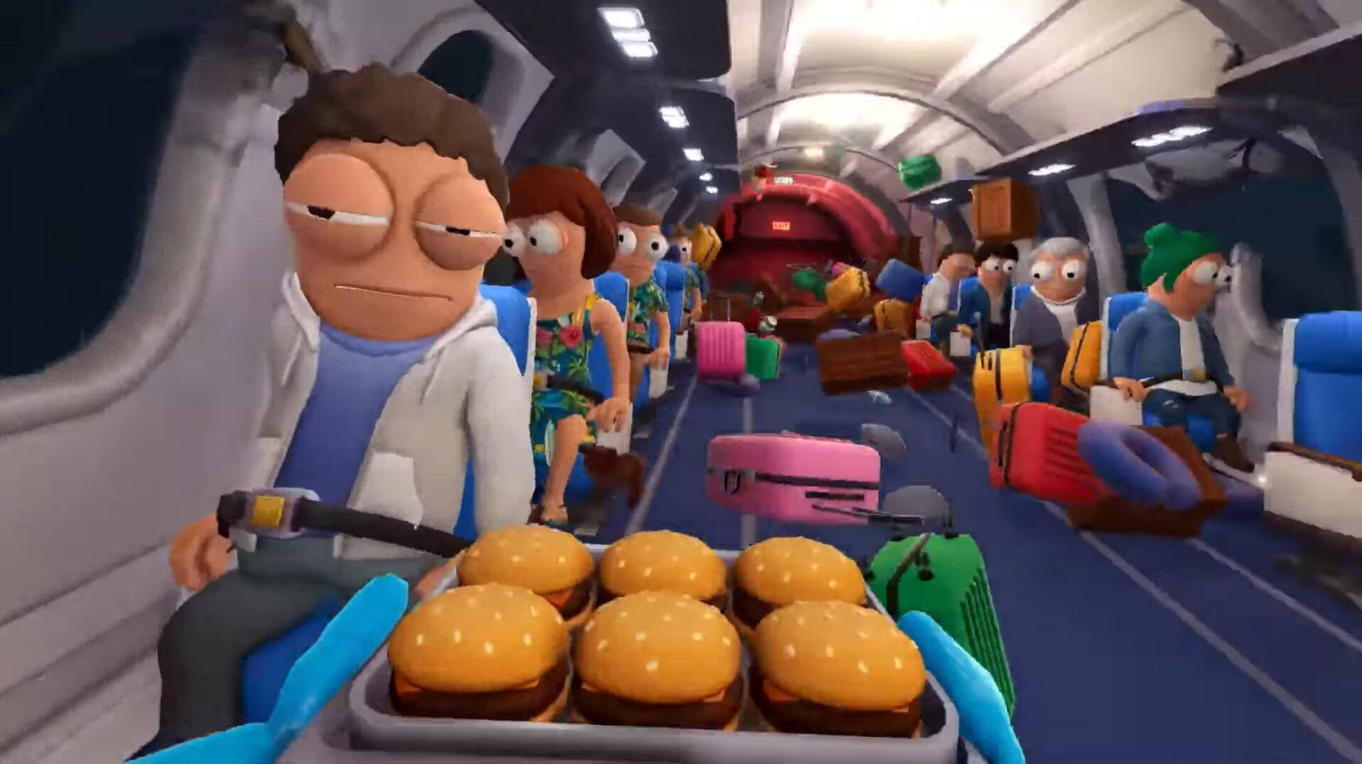 Dear Passengers. הכיתוב יהיה: "Dear Passengers". משחקים שהופכים תרחישי אימה למגוחכים ומצחיקים