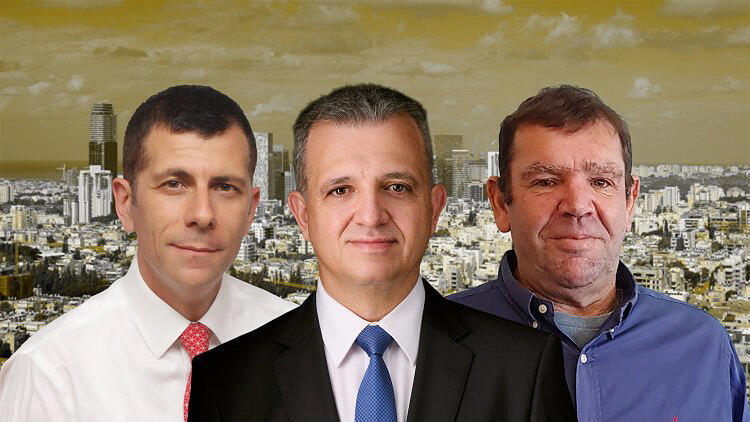 מימין: שמאי המקרקעין דני טרשנסקי, ראש עיריית רמת גן כרמל שאמה הכהן ועו"ד אריאל קמנקוביץ (צילומים: גלית אטיאס, פיני סילוק, סטודיו פרג') מימין שמאי המקרקעין דני טרשנסקי ראש עיריית רמת גן כרמל שאמה הכהן ועו"ד אריאל קמנקוביץ