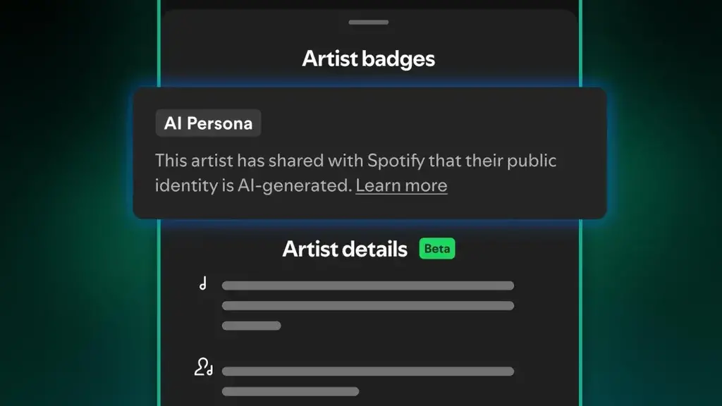 ספוטיפי מתייגת פרופילים שנוצרו על ידי AI ( Spotify) ספוטיפי מתייגת פרופילים שנוצרו על ידי AI