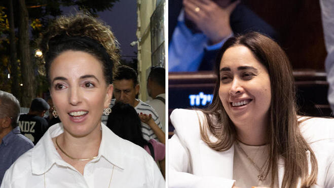 מאי גולן ועידית סילמן. המענק מגיע לשש משכורות חודשיות (צילומים: אלכס קולומויסקי שאול גולן) מימין מאי גולן ו עידית סילמן