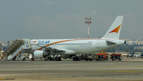 TUS plane at Ben Gurion Airport TUS plane at Ben Gurion Airport