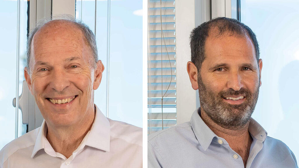 מימין: יאיר הירש ואורי יוגב ממנהלי קרן אלומה