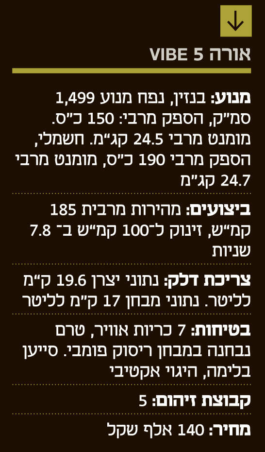 אינפו אורה VIBE 5