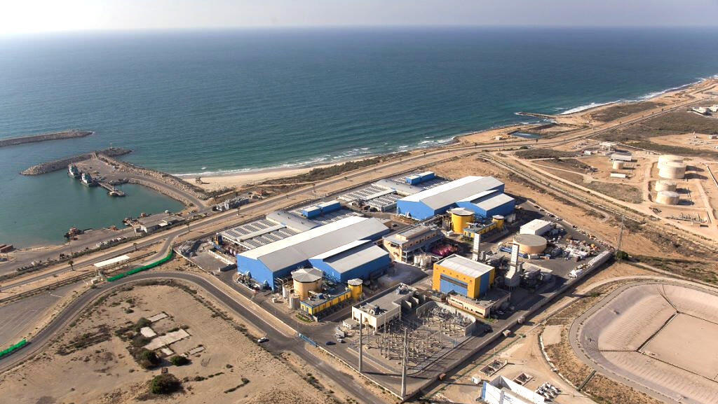 מתקן ההתפלה באשקלון (צילום: Ashkelon Desalination Plant, Israel) מתקן התפלה באשקלון