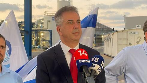 צילום: עמרי קלישר שר האנרגיה אלי כהן: ״משק המים צפוי לחזור לפעילות מלאה בשעות הקרובות״