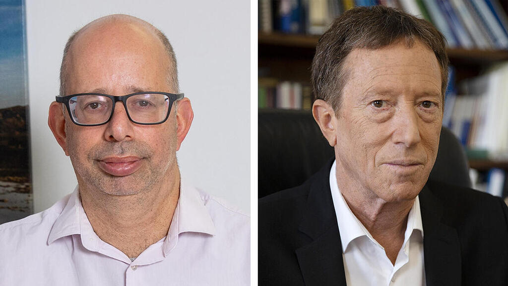 מימין: אבי שמחון יו"ר המועצה הלאומית לכלכלה והיועץ הכלכלי של ראש הממשלה בנימין נתניהו ויו"ר רשות החשמל אמיר שביט (צילומים: עמית שאבי, אלכס קולומויסקי) מימין אבי שמחון יו"ר המועצה הלאומית לכלכלה והיועץ הכלכלי של ראש הממשלה בנימין נתניהו ויו"ר רשות החשמל אמיר שביט