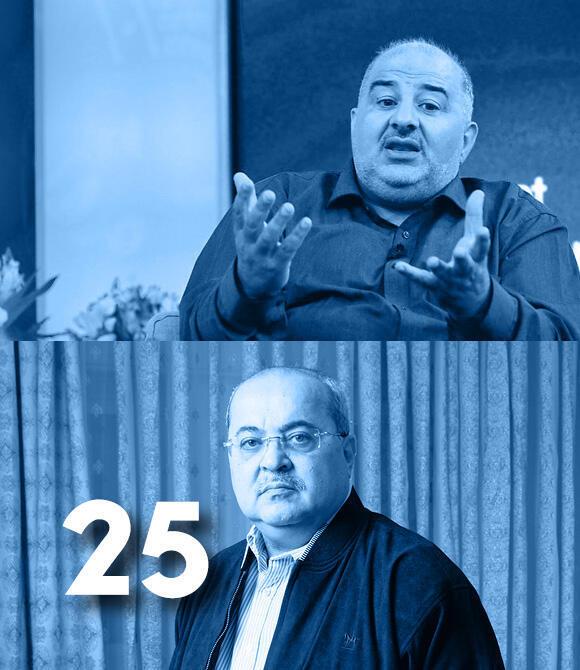 מגזין 100 משפיעים 2026 - 25 המפלגות הערביות