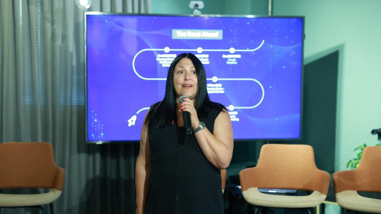 הילה אוביל־ברנר, מנכ"לית ומייסדת ScaleUp House באירוע, אתמול