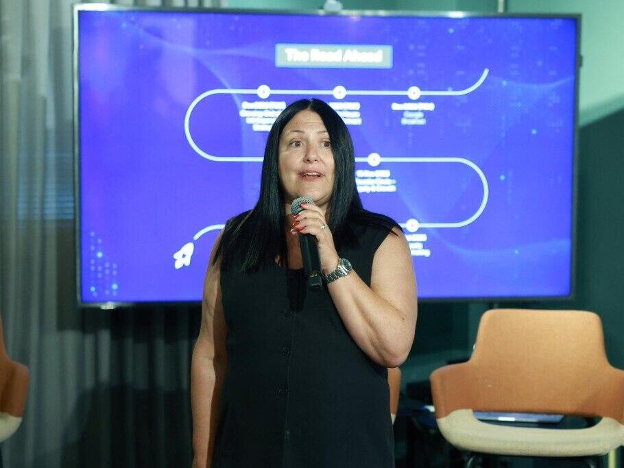 הילה אוביל־ברנר, מנכ"לית ומייסדת ScaleUp House באירוע, אתמול