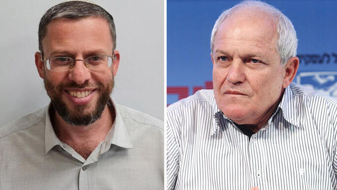 חיים כץ, יהודה אליהו (צילומים: אוראל כהן, דוברות ר"מי) השר חיים כץ ו יהודה אליהו מנכ"ל רמי
