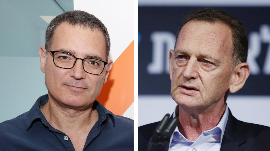 מימין יו"ר כללית יוחנן לוקר ומנכ"ל משרד הבריאות משה בר סימן טוב
