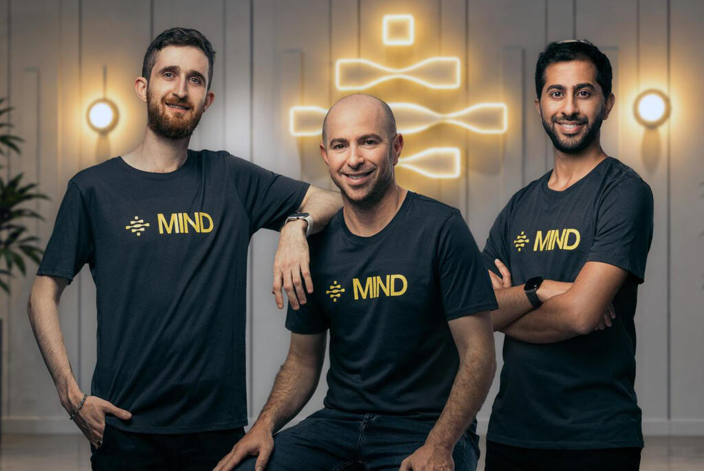 MIND founders. (Photo: Ohad Kab) ערן ברק איתי שוורץ ו הוד בן נון מייסדי חברת הסייבר מיינד MIND