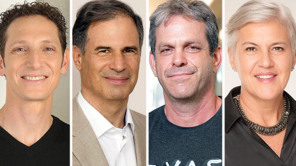 From right: Fiona Darmon, Shahar Fienblit, Eytan Stibbe, and Amit Karp (Orel Cohen, Avishai Finkelstein, Tech1) מימין פיונה דרמון שחר פינבליט איתן סטיבה ו עמית קרפ - Tech1