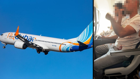 Flydubai and one of the passengers who restrained the co-pilot. Flydubai and one of the passengers who restrained the co-pilot.