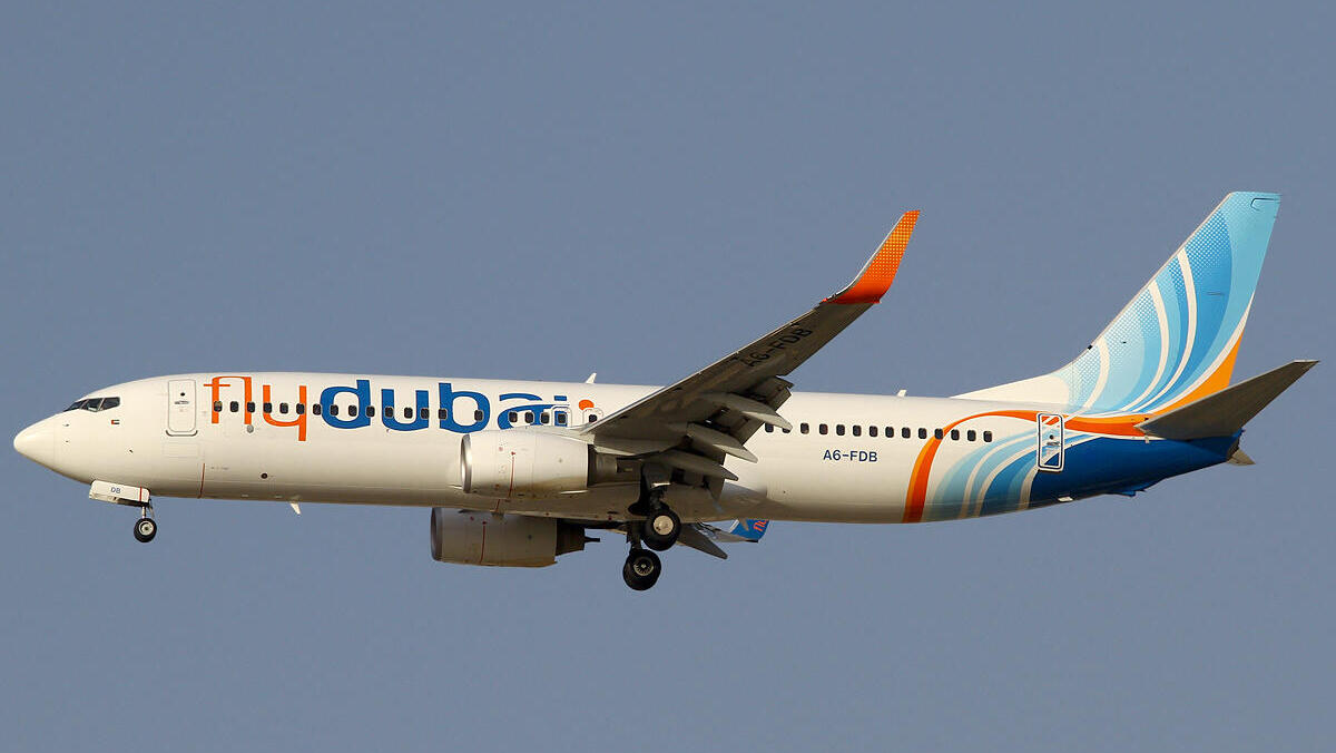 מטוס של פליי דובאי Fly Dubai