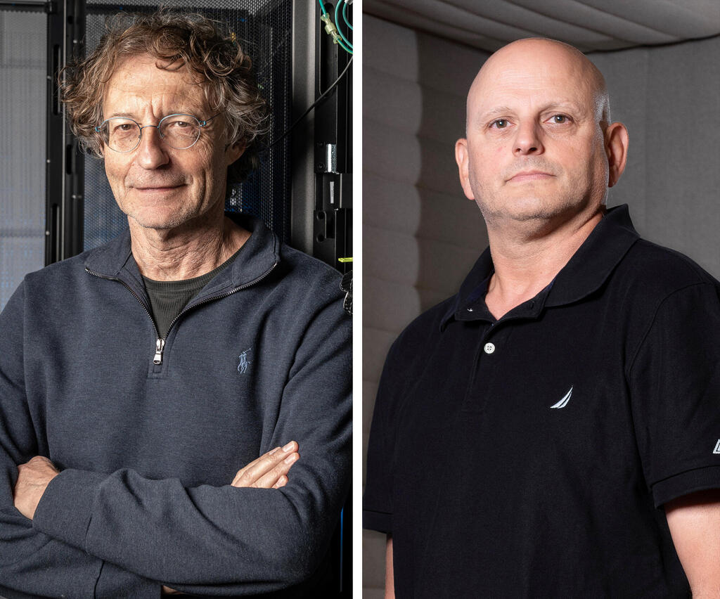 Avigdor Willenz (left) and Guy Azrad. (Photos: Yuval Chen and Eyal Toueg) מימין גיא אזרד מנכ"ל מרכז הפיתוח של אסטרה לאבס ו אביגדור וילנץ מייסד ויו"ר הבאנה לאבס