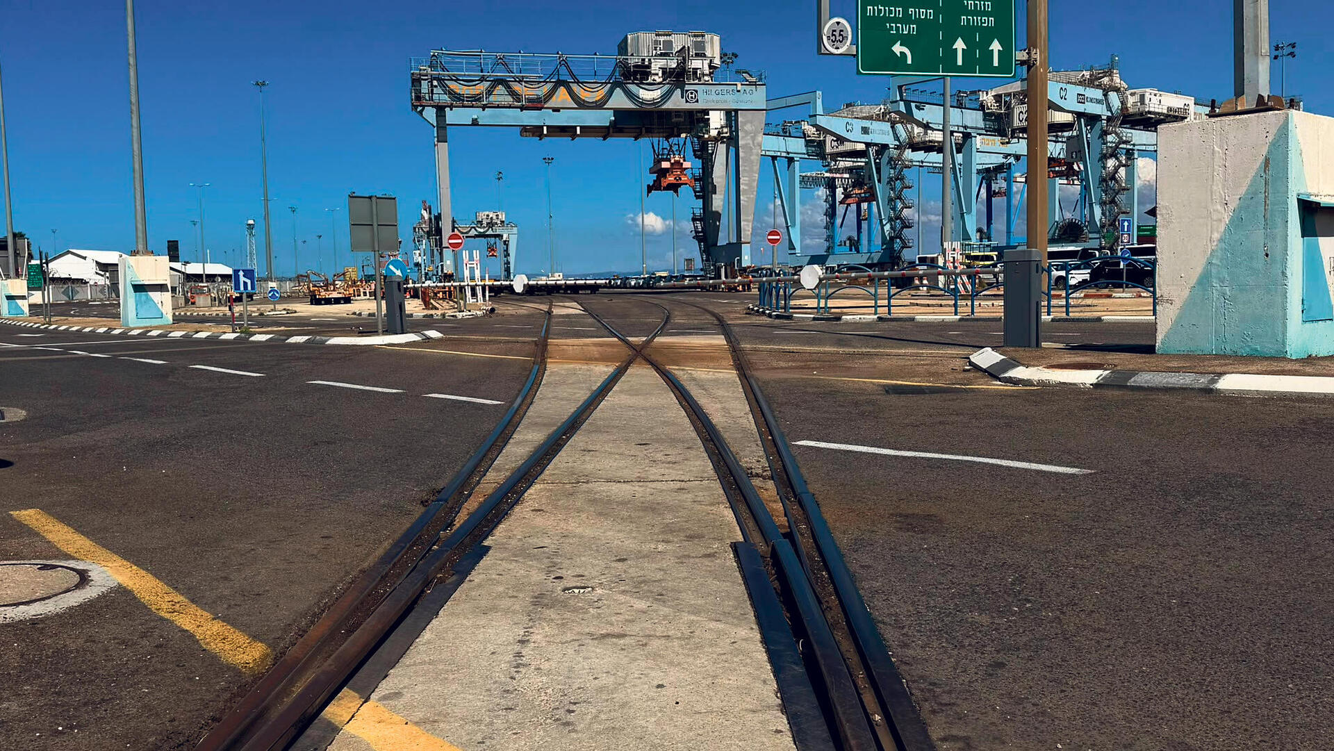 מסילת רכבת נמל חיפה