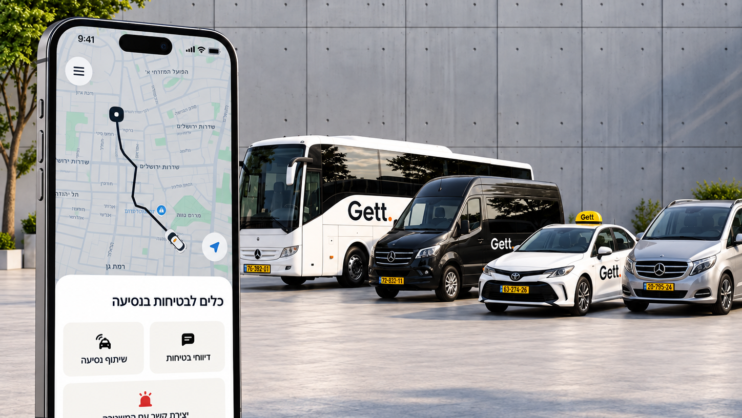  Gett מרחיבה את אסטרטגיית הבטיחות באפליקציה