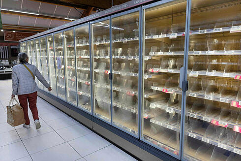 Empty fridges in France. Empty fridges in France.