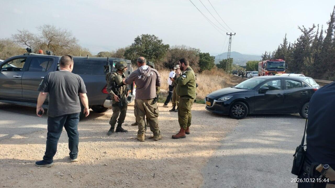 זירת הפיצוץ ברכס רמים