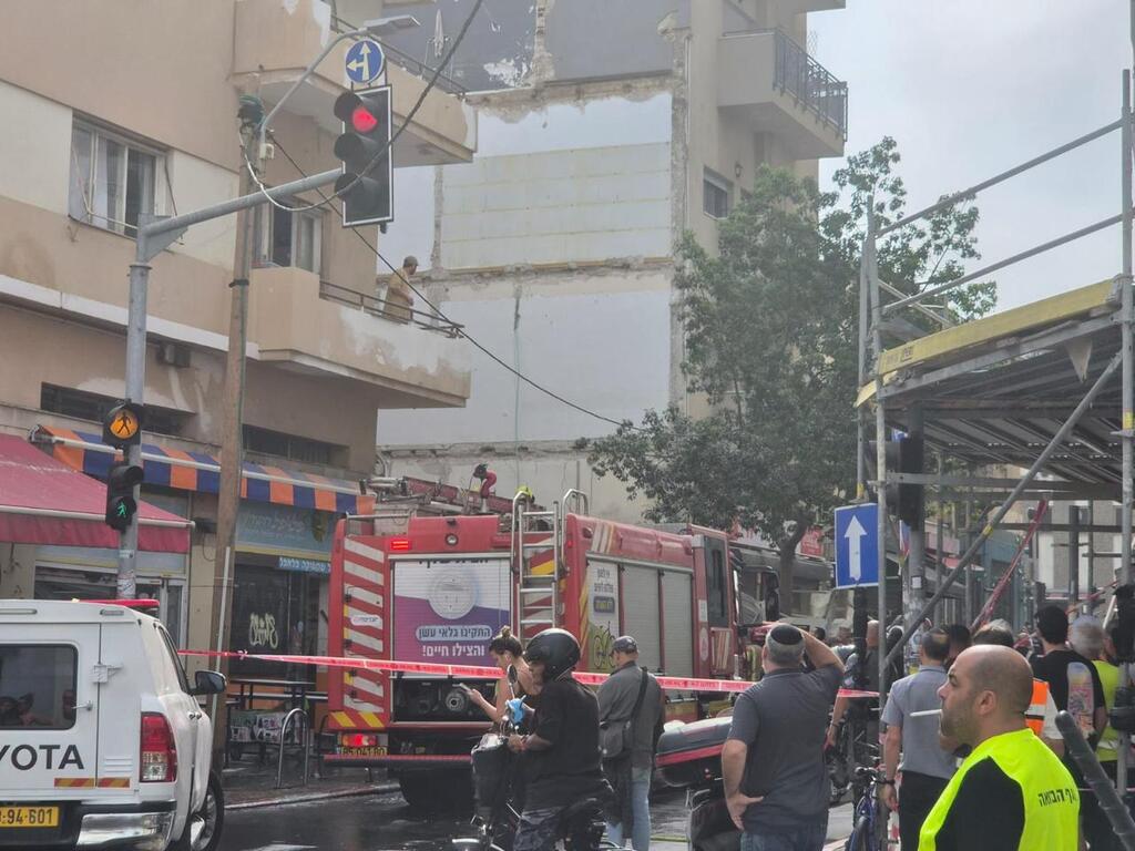 צילום: מורן גולדנברג הבניין שקרס ב תל אביב 5
