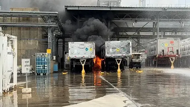 פיצוץ ושריפה מפעל אינטל קרית גת 14 באוקטובר 26