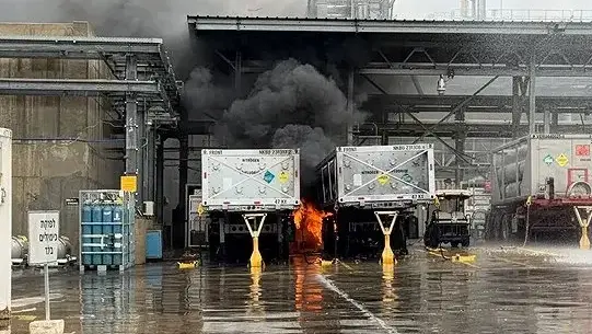 פיצוץ ושריפה מפעל אינטל קרית גת 14 באוקטובר 26