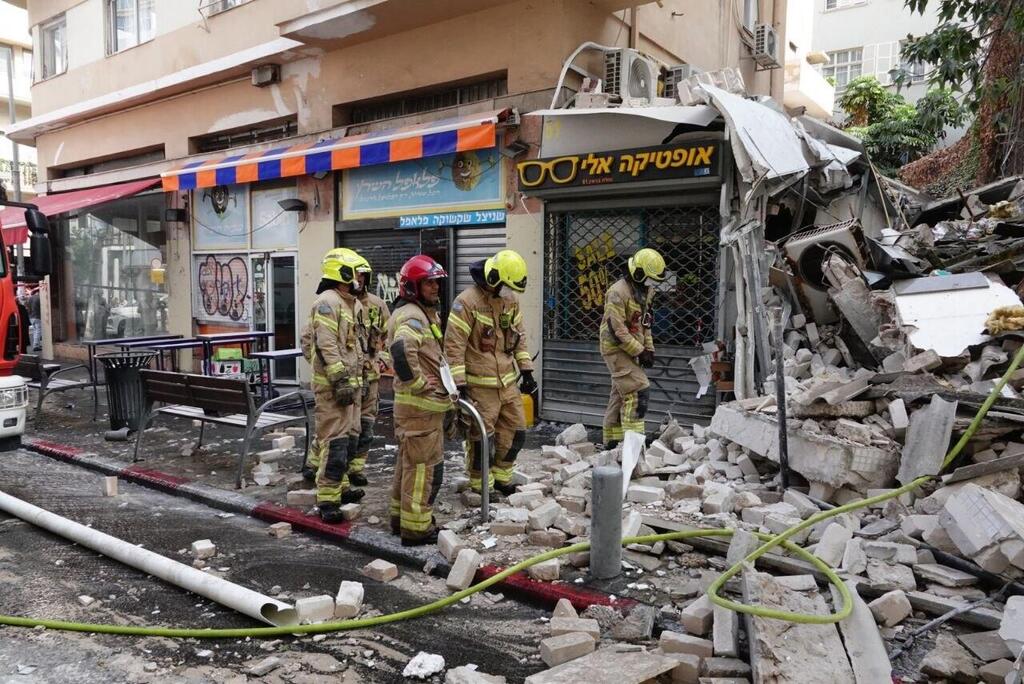 צילום: שאול גולן בניין ב רחוב נחלת בנימין ש קרס ב תל אביב 7