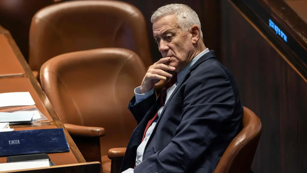 בני גנץ (צילום: ilia YEFIMOVICH / AFP) בני גנץ