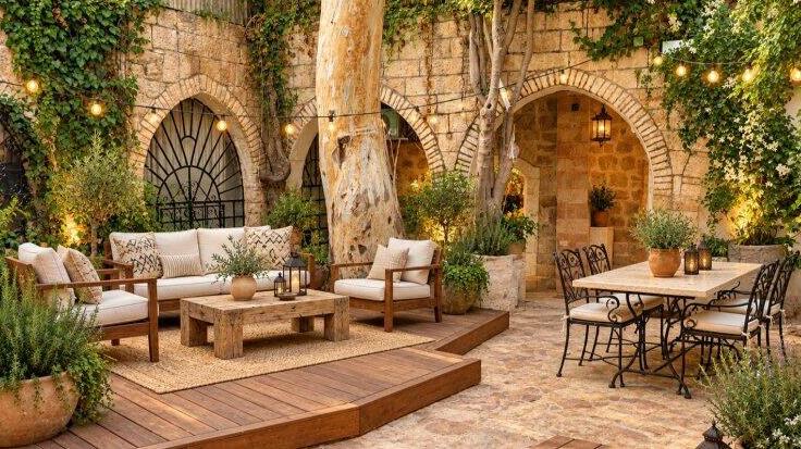 החצר הפנימית של הנכס ב רחוב אתיופיה ירושלים (יח"צ) החצר הפנימית של הנכס ב רחוב אתיופיה ירושלים