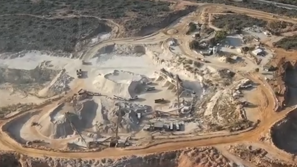 מחצבת קדרים (צילום מסך, מתוך חשבון היוטיוב של Yigal Tsur) מחצבת קדרים