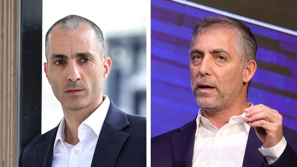יו"ר רשות ניירות ערך ספי זינגר והממונה על רשות שוק ההון עמית גל. פערי רגולציה (צילומים: עוז מועלם, נמרוד גליקמן) מימין יו"ר רשות ניירות ערך ספי זינגר והממונה על רשות שוק ההון עמית גל