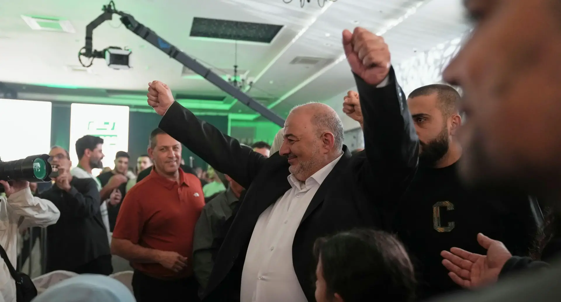 מנסור עבאס אחרי תוצאות מדגמי הטלוויזיה
