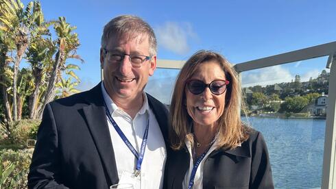 Nancy Grand and Prof. Shai Shen-Orr. Nancy Grand and Prof. Shai Shen-Orr.